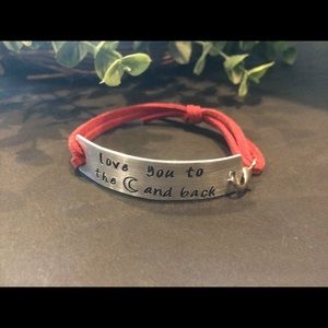 Hand stamped boutique bracelet